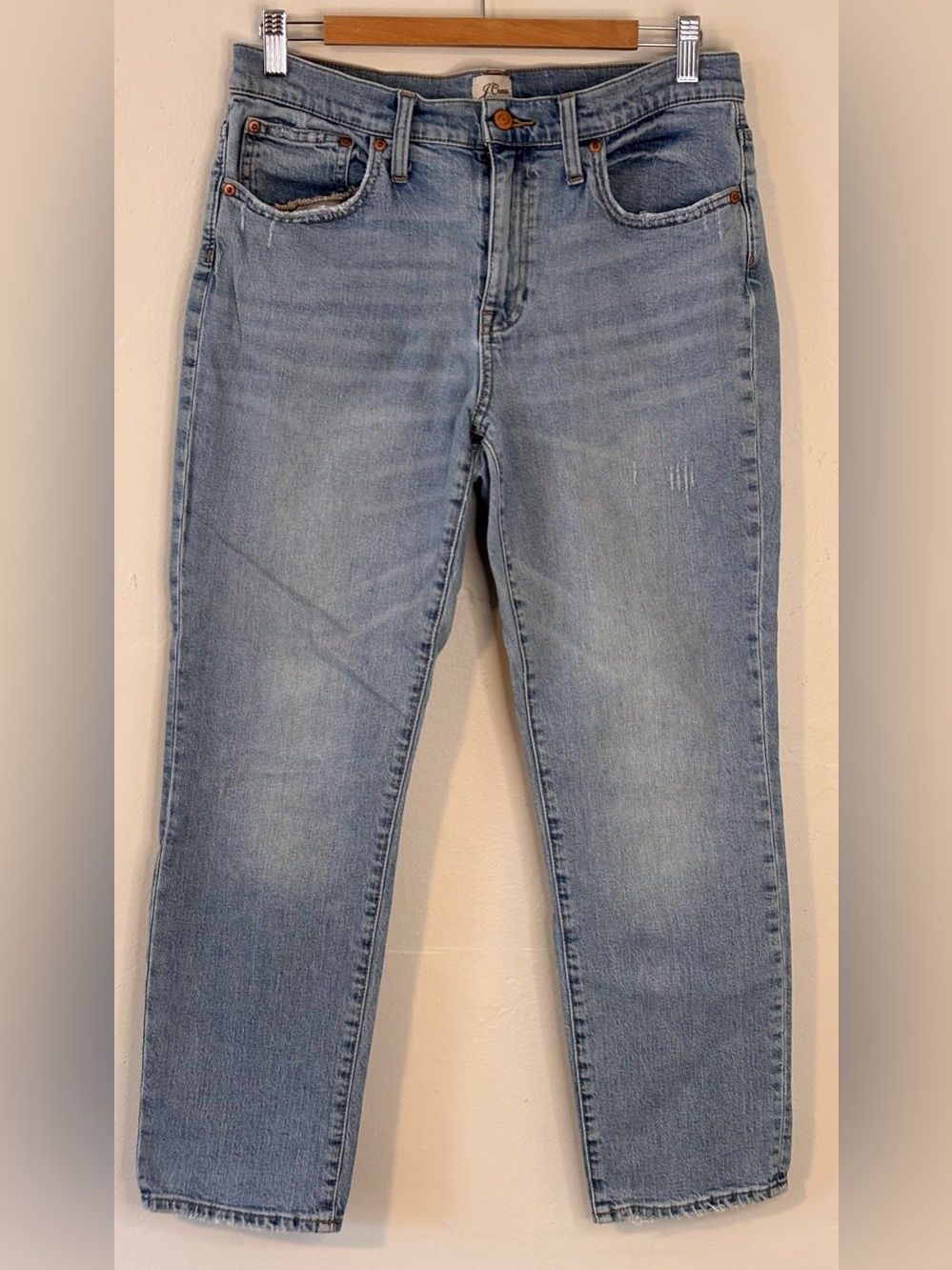 J. Crew Denim Slim Boyfriend Jean Distressed Size 29
